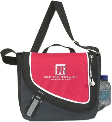 A Step Ahead Messenger Bag-Emb