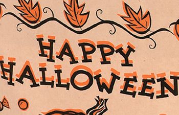 Natural Kraft 10X13 Halloween Bag