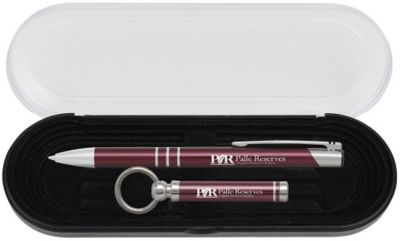 Delane Pen And Keychain Gift Set