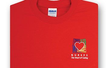 Hearts Of Caring Red T-Shirt-Medium