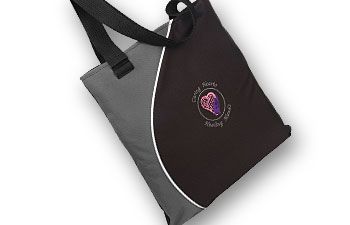 Caring Hearts Heather Grey Tote