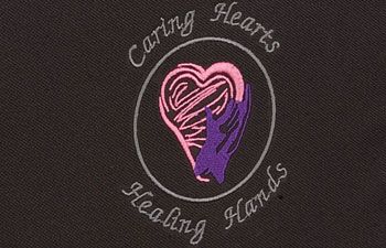 Caring Hearts Heather Grey Tote
