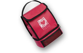 Heart Of Caring Red Lunch Sack