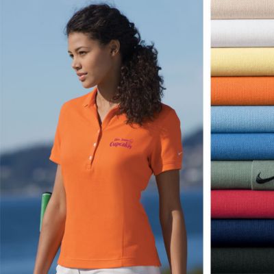 Ladies Nike Pique Knit Sport Shirt