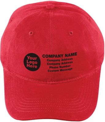 Brushed Twill Low Profile Cap