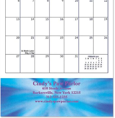 Digital Budget Pro Wall Calendar