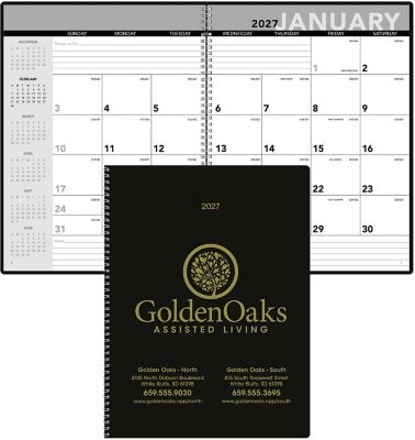 Monthly Spiral Bound Planner