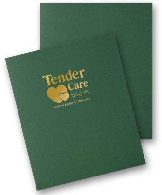 Fast Folders Leatherette Foil Stamp