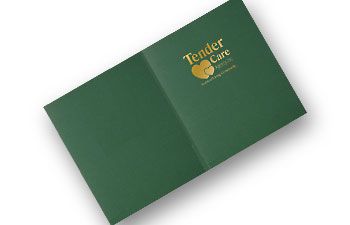 Fast Folders Leatherette Foil Stamp