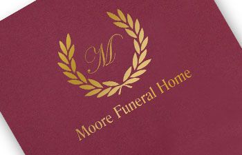Fast Folders Linen Foil Stamp
