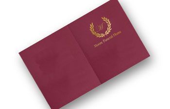 Fast Folders Linen Foil Stamp