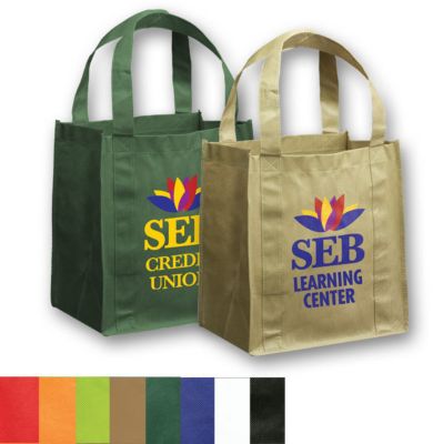 13X10x15 Non Woven Grocery Tote