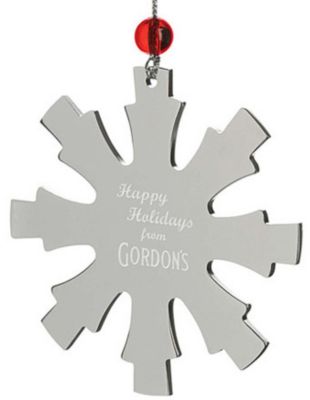 Silver Snowflake Ornament
