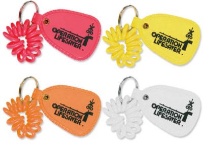 Coil Wrist Key Tag