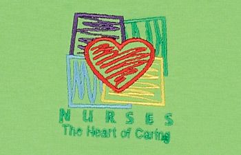 Heart Of Caring Lime Green T-Shirt