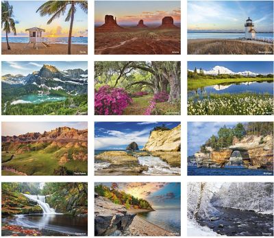 Scenic Picture Stick Calendar