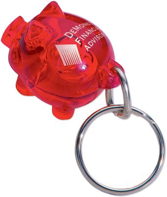 Acrylic Piggy Key Chain