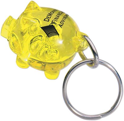 Acrylic Piggy Key Chain