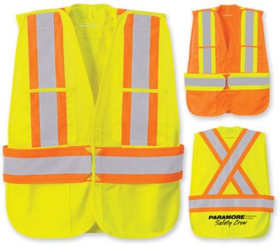 Safety Vest W/Five Point Tear Away