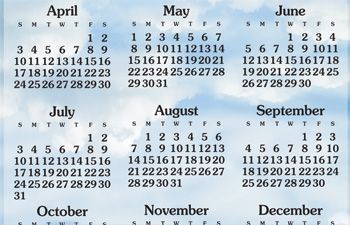4X7 Repositionable Wall Calendar