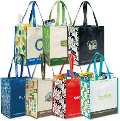 Laminated 100% Recycled Shopper