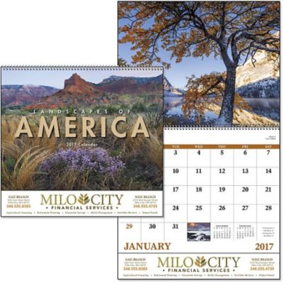 Landscapes Of America Wall Calendar
