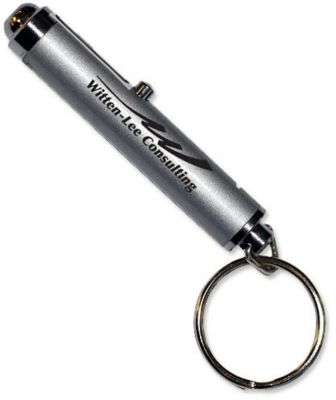 Dual Beam Laser Pointer Keychain