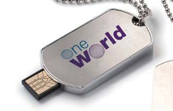 Dog Tag Usb 2.0 Flash Drive 2Gb