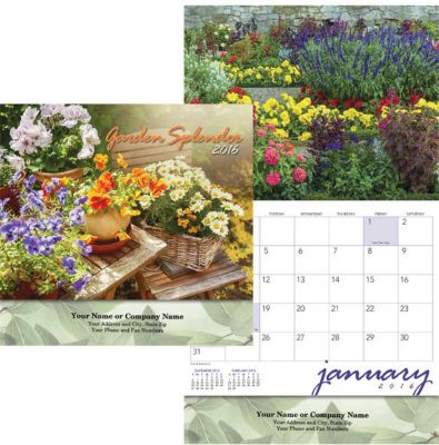 Gardens Wall Calendar