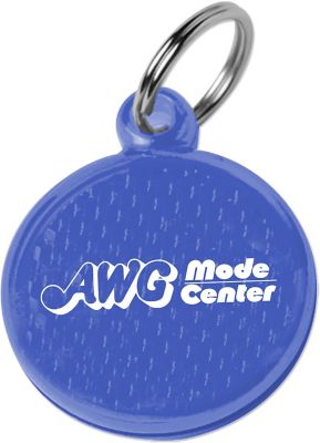 Round Reflector Pet Id Tag