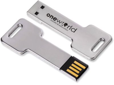 Silver Key 1Gb Usb Flash Drive