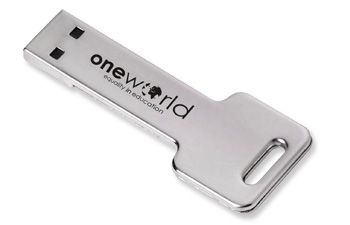 Silver Key 1Gb Usb Flash Drive