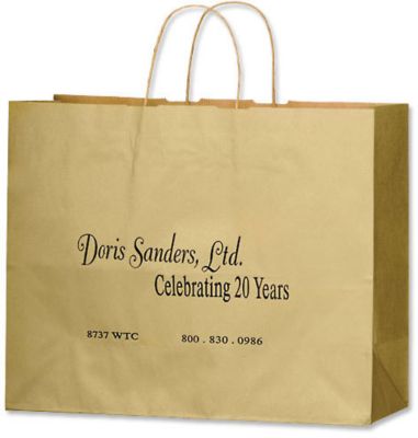 Matte Finish Paper Bag 16X6x13