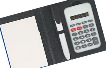Memo Case With Calculator