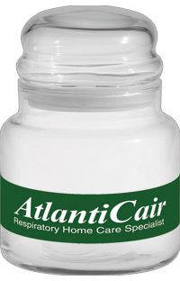 16 Oz Apothecary Jar W/Dome Lid