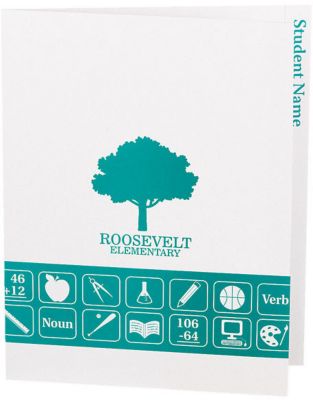 9 X 12 Folder With File Tab