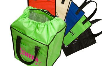 Non-Woven Drawstring Grocery Tote