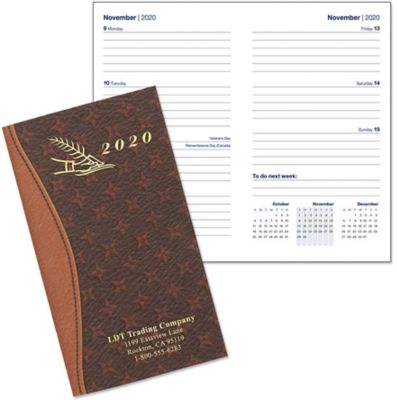 Monroe Pocket Weekly Gold Imprint