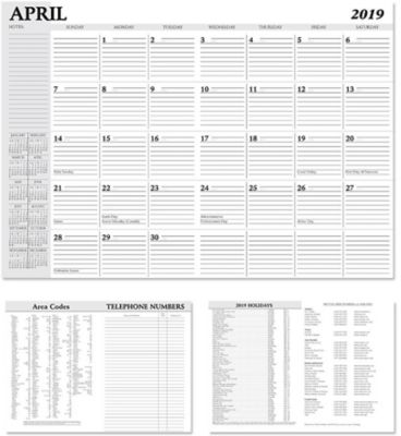 Jefferson Monthly Planner Gold Imp.