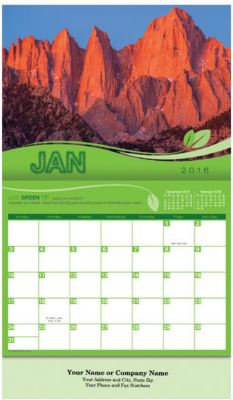 Living Green Calendar -Stapled