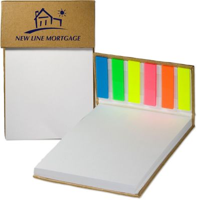 Hard Cover Sticky Flag Jotter Pad