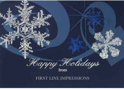 Snowflake Sensation Holiday Card
