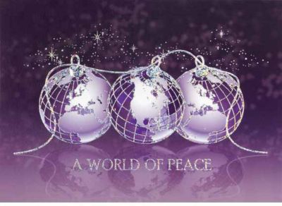 World Of Peace Holiday Card