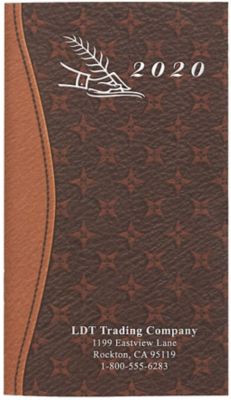 Monroe Pocket Weekly Silver Imprint