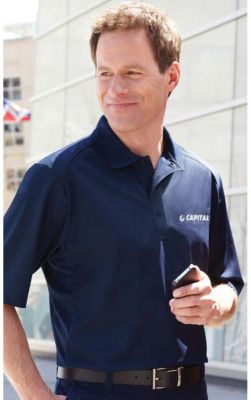Men's Snag Protection Solid Polo