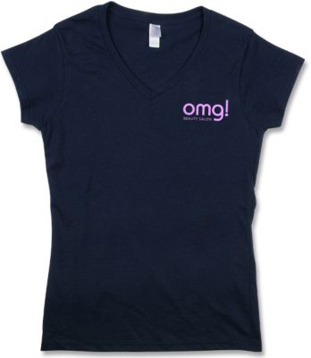 Ladies Junior Fit V-Neck T-Shirt