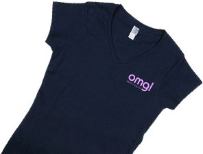 Ladies Junior Fit V-Neck T-Shirt