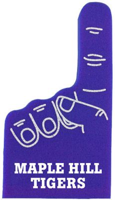 12 In. Number 1 Foam Hand