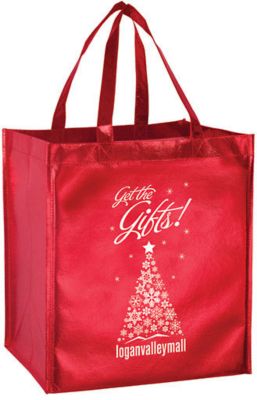 Metallic Designer Tote 13X10x15