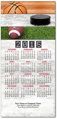 Outdoor Greeting Card Calendar
